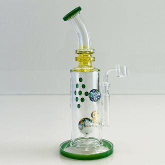 Sense Glass Waterpipe 10" Inch - Bend Neck With Ball Perc (WP-1634) - Assorted