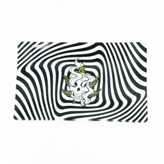 Shatter Proof Glass Rolling Tray 10 inches X 6 inches