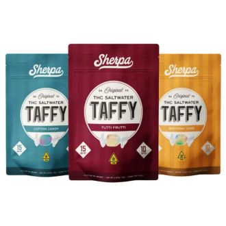 SHERPA SALTWATER D9 15mg TAFFY 10 per pack
