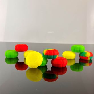 Silicone Container - Assorted Colors - 6ml - 10 Per Pack