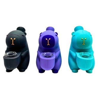 SILICONE WATERPIPE 5" CAPYBARA 