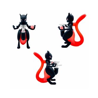 SILICONE WATERPIPE 6" MEWTWO "GLOW IN THE DARK"