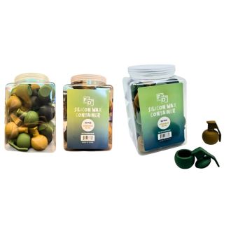 SILICONE WAX CONTAINER GRENADE 26ML 30ct/JAR SL136GRENADE
