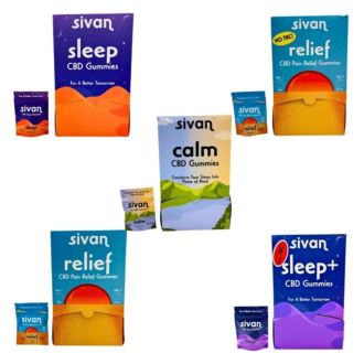 SIVAN CBD GUMMIES 5 per pack-10 per pack Box