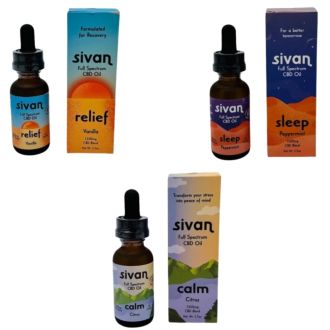 SIVAN CBD Oil Tincture 3.5oz.