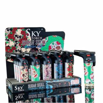 Sky Torch Sugar Skull - 15 Count Per Display - Assorted