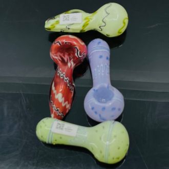 Slime Full Twisting Handpipe - 3.25 Inch - Price Per Piece - Assorted