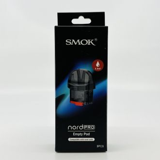 Smok Nord Pro Replacement Empty Pod 3.3ml - 3 Counts Per Pack
