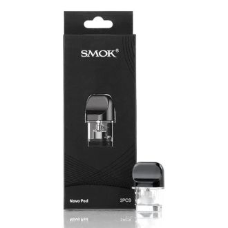 Smok Novo Pods Gloss Black - 3 Pods Per Pack