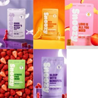 SNOOZY GUMMIES 2 per pack 20 per pack DISPENSER