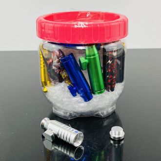 Snuff Bullet Metal - Assorted Design - Price Per Piece