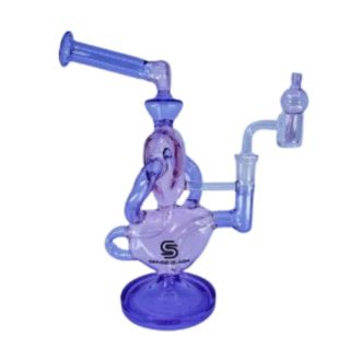Sense Glass - 8.5 Inch Waterpipe Kit - Romeo And Juliet