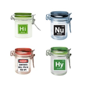 Stash Jar Glass - 1.5oz - Small - 3 Pieces Per Pack