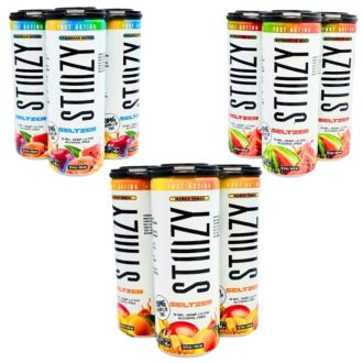 STIIIZY SELTZER D9 10MG 12 oz. CAN 4 Per Pack