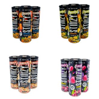 STIIIZY SODA D9 10MG 12 oz. CAN 4 Per Pack