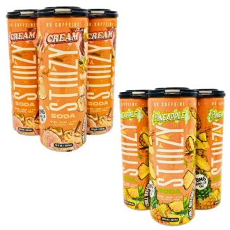 STIIIZY SODA D9 20MG 12 oz. CAN 4 Per PAck