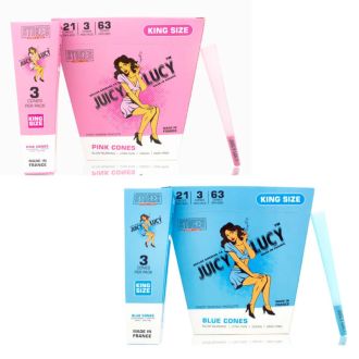 Stokes Juicy Lucy King Size Cones - 3 Per Pack - 21 Cones Per Box