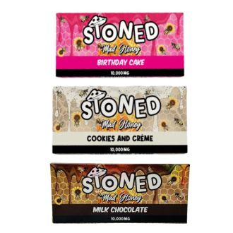 Stoned Mad Honey Chocolate Bar - 10000 mg