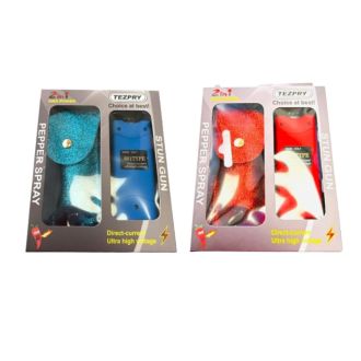 TEZPRY STUN GUN/PEPPER SPRAY COMBO ASSORTED