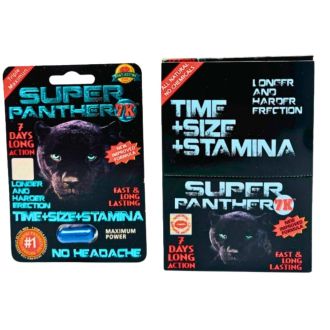 SUPER PANTHER 7K MALE ENHANCEMENT PILL 1/pk 30ct/BOX
