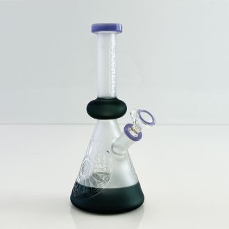 Tataoo Waterpipe 9" Inch - Beaker Frosted - Matrix Perc (C104) - Assorted