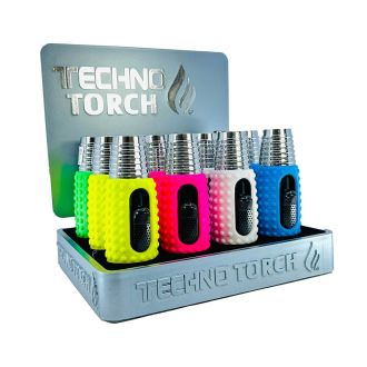 Techno Torch Egg Shape Neon Torch - 12 Counts Per Display