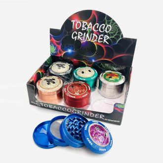 Grinder 63mm - 4 Parts - 3d Pattern - Assorted - Price Per Piece
