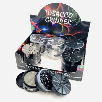 Grinder 63mm - 5 Parts - Side Window - Assorted - Price Per Piece