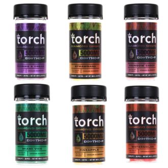 Torch Diamond Drops - Delta 9 - THC-P Gummies - 5000 mg - 20 Counts Per Jar
