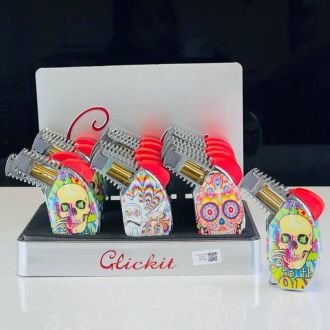 Torch Lighter - Monster Design - Assorted - 15 Pieces Per Display - Gt-016e