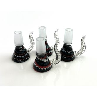 Fancy Bowl With Screen - 4 Pices Per Pack