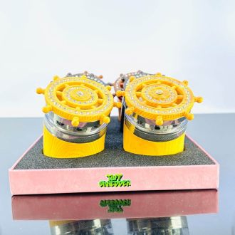Tuff Shredder Grinder 63mm - 4 Parts - Assorted Colors - Price Per Piece-TS10015-