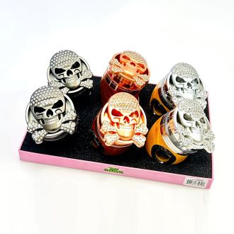 Tuff Shredder Grinder 63mm - 4 Parts - Assorted Colors - Price Per Piece - TS10006