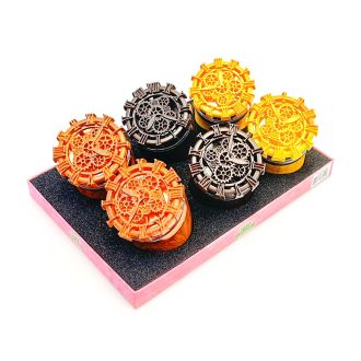 Tuff Shredder Grinder 63mm - 4 Parts - Assorted Colors - Price Per Piece - TS10019