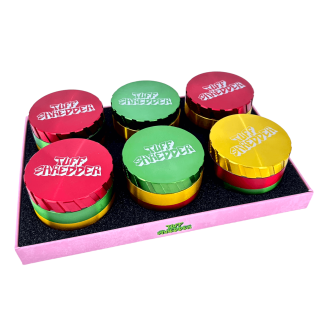 Tuff Shredder Grinder 63mm - 4 Parts - Assorted Colors - TS10001