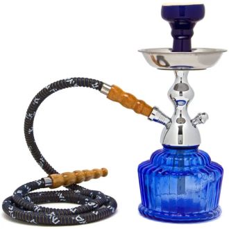 Mya Hookah Silver Cage 14" 1 Hose Phmya