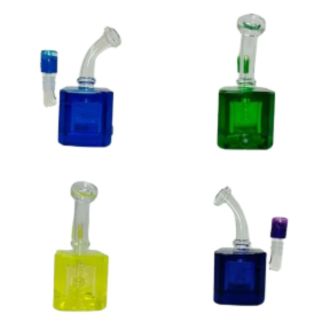 Wpjl2 Waterpipe 7 Inch With Showerhead Glycerin Cube Assorted Color