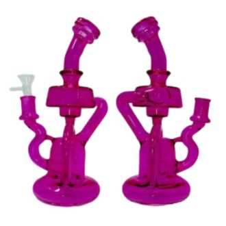 Waterpipe with Recycler - 9 Inch