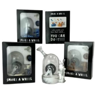 Waterpipe Silicone Waterwheel - Fdx5044 - Assorted Colors - Price Per Piece