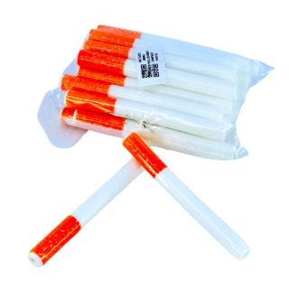 Ceramic Cigarette One Hitter 78mm - PLOH4 - 25 Counts Per Pack