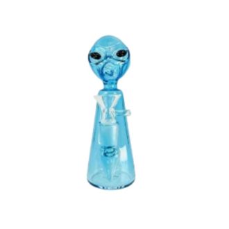 Waterpipe 6" Inch With Set Alien Glass