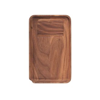 Marley Natural Rolling Tray Wood Small 9- X5.5 Inch With Scrapper