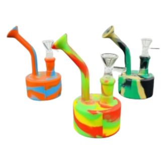 Waterpipe 5" Inch - Silicone - Assorted - Price Per Piece