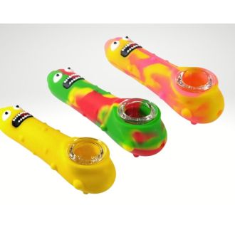 Rick & Morty Pickle Me Silicone Hand Pipe