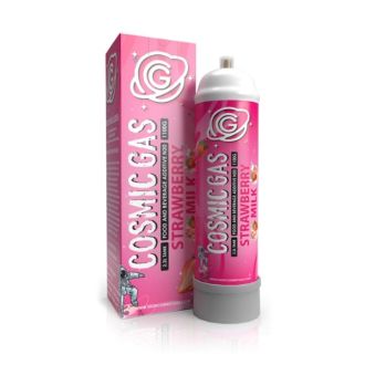  Cream Charger Cosmic Gas 1100 Gram -2.2l Tank Strawberry Milk 2 Per Pack