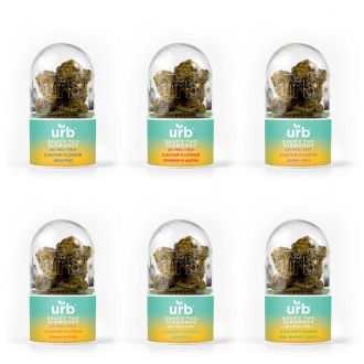 URB - Saucy Diamonds - Delta 8 + THC-A + THC-H Caviar Flower - 7 Grams