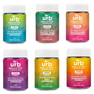 Urb Delta 9 Gummies - 350mg - 35 Counts Per Jar