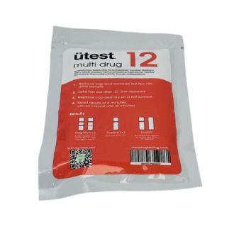 Utest - Multi Drug 12 Panel - 25 Counts Per Box - Price Per Piece