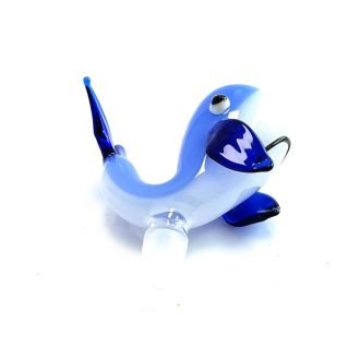 Sense Glass Bowl Whale - 14mm Male - Assorted Color