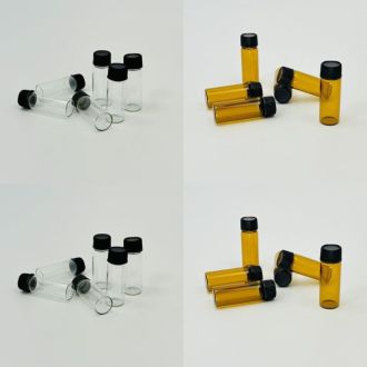 Vial 1 Dram With Cap - 12 Pieces Per Pack